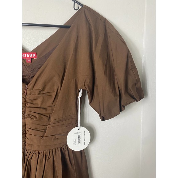 STAUD Brown Midi Dress - Picture 10 of 10